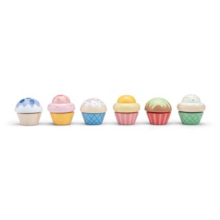 Cupcakes met geschenkdoos - 6 cupcakes